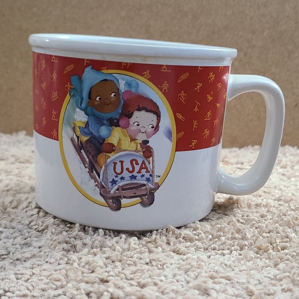 2002 Campbells Soup Kids Salt Lake Olympics “Bobsledder” Limited Edition Mug 2/4